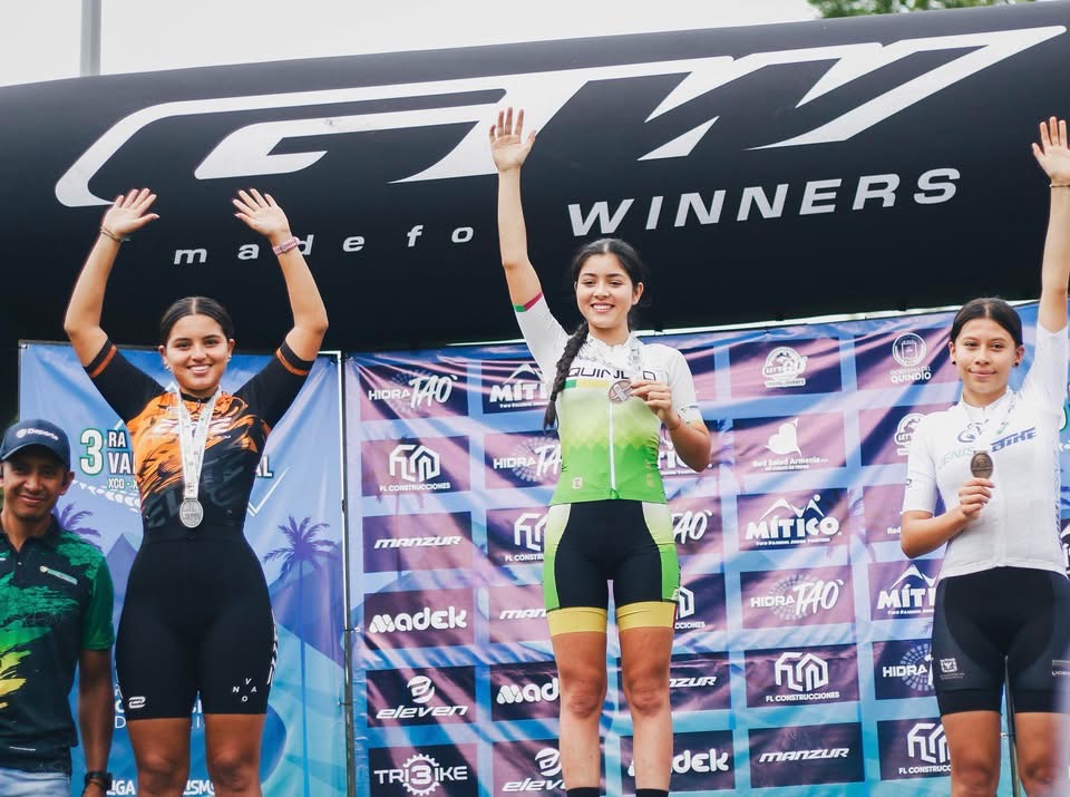 QUINDÍO CERRÓ SU PARTICIPACIÓN EN LA III VÁLIDA NACIONAL DE MTB: ISABELA MORALES CAMPEONA EN SU CATEGORÍA