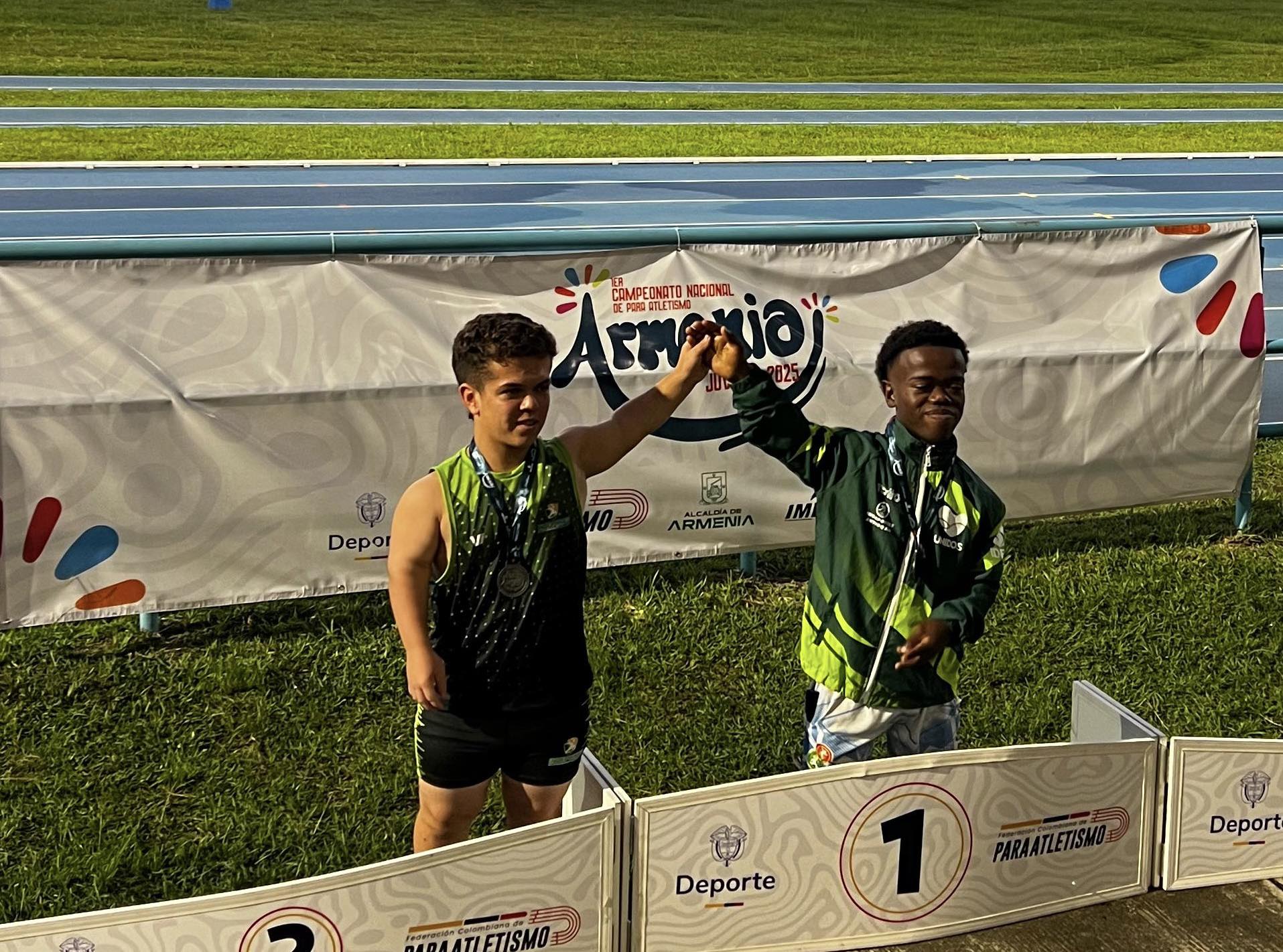QUINDÍO CERRÓ CON TRES MEDALLAS EL NACIONAL JUVENIL DE PARATLETISMO